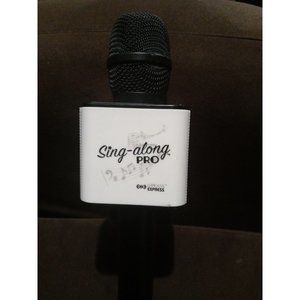 SING ALONG PRO WIRELESS EXPRESS  BLUETOOTH KARAOKE HANDHELD MICROPHONE - BLACK